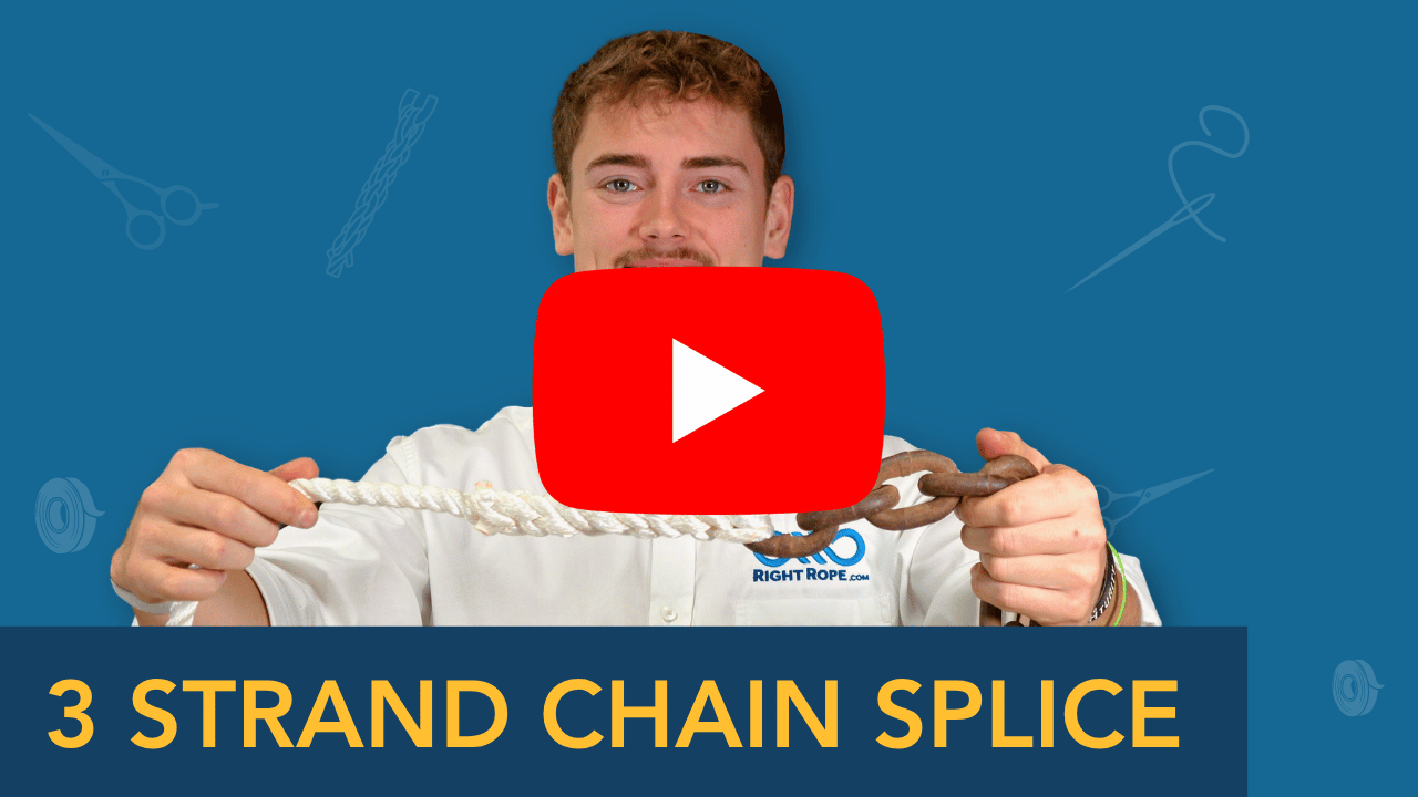 rope to chain splice video