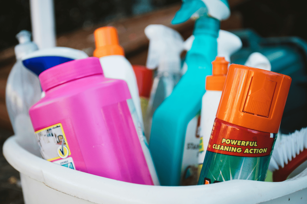 cleaning mold off synthetic rope